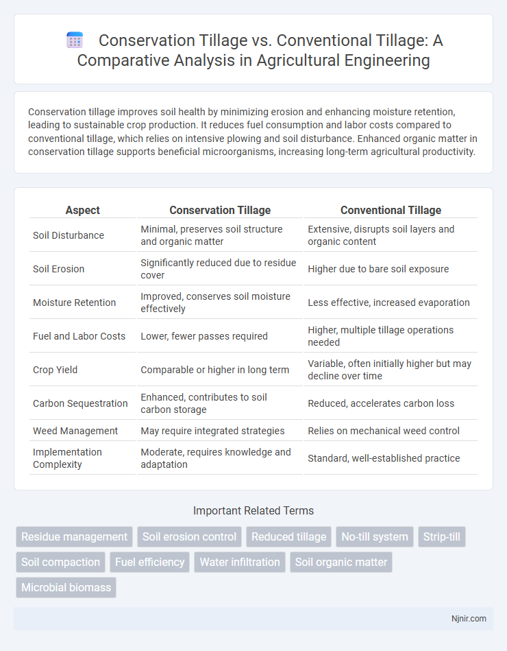 Conservation Tillage vs. Conventional Tillage: A Comparative Analysis in Agricultural Engineering