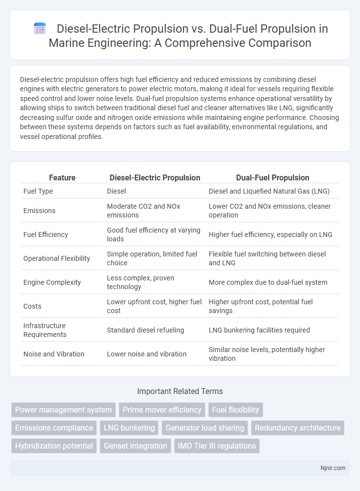 Diesel-Electric Propulsion vs. Dual-Fuel Propulsion in Marine Engineering: A Comprehensive Comparison