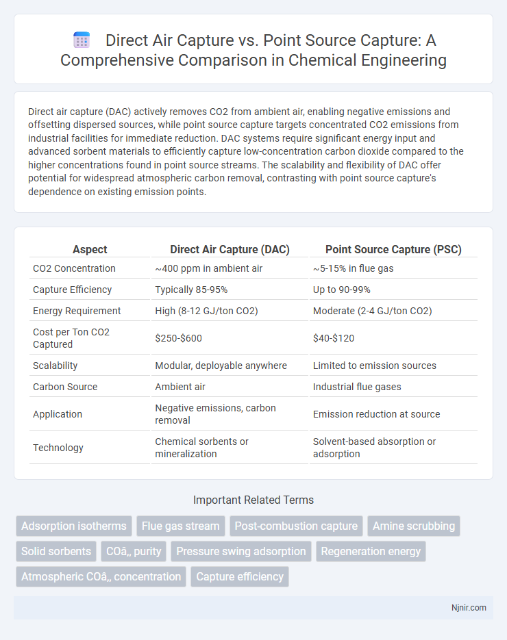Direct Air Capture vs. Point Source Capture: A Comprehensive Comparison in Chemical Engineering