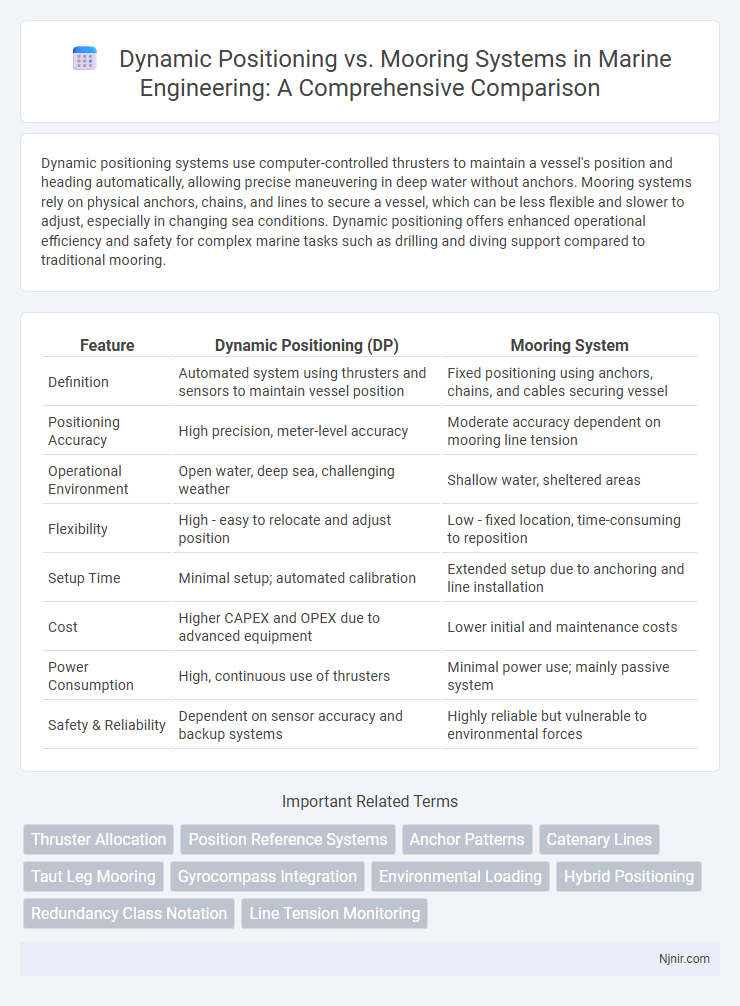 Dynamic Positioning vs. Mooring Systems in Marine Engineering: A Comprehensive Comparison