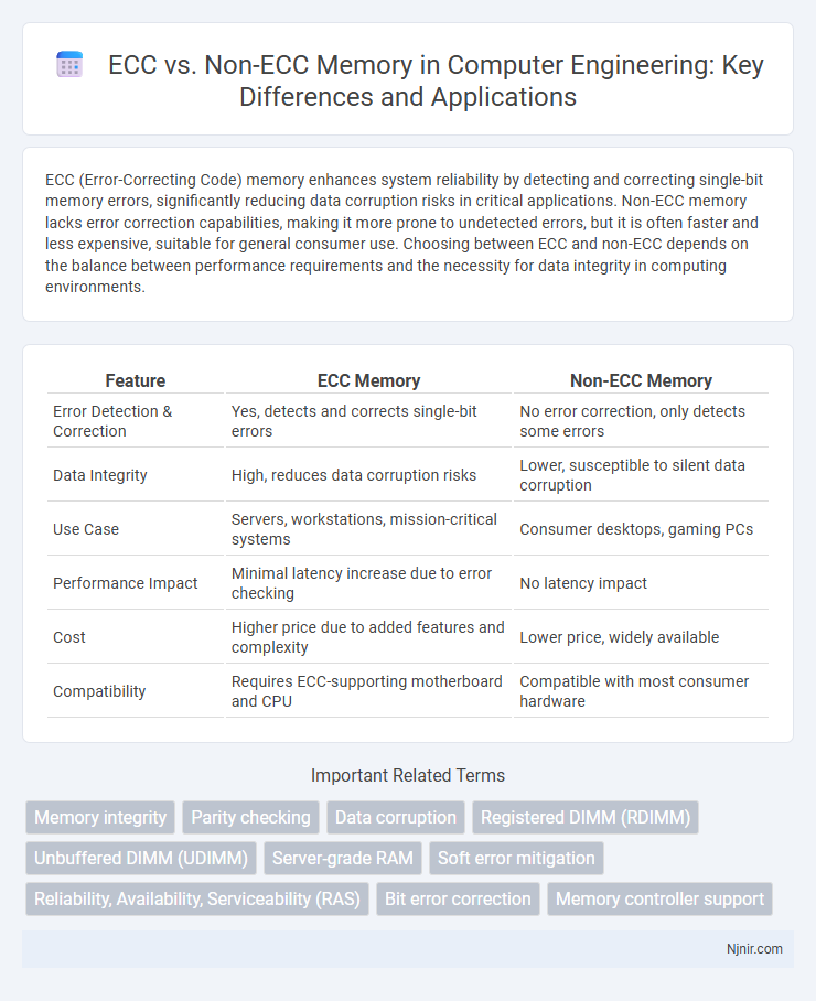 ECC vs. Non-ECC Memory in Computer Engineering: Key Differences and Applications