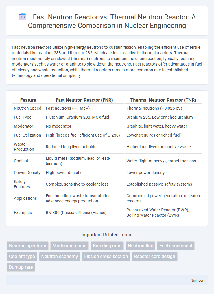 Fast Neutron Reactor vs. Thermal Neutron Reactor: A Comprehensive Comparison in Nuclear Engineering