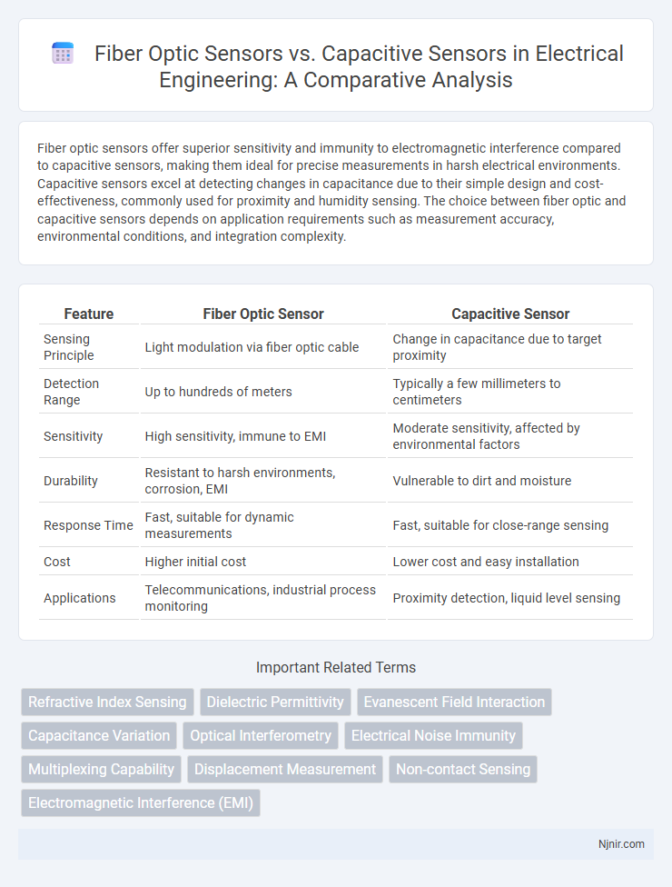 Fiber Optic Sensors vs. Capacitive Sensors in Electrical Engineering: A Comparative Analysis