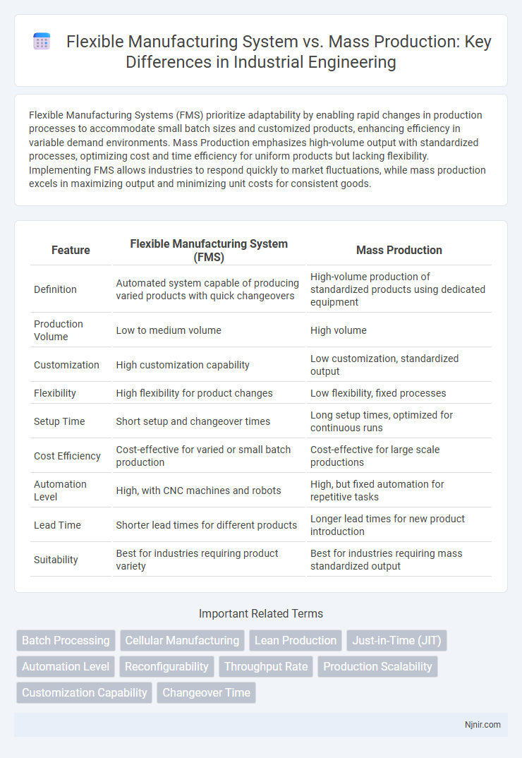 Flexible Manufacturing System vs. Mass Production: Key Differences in Industrial Engineering