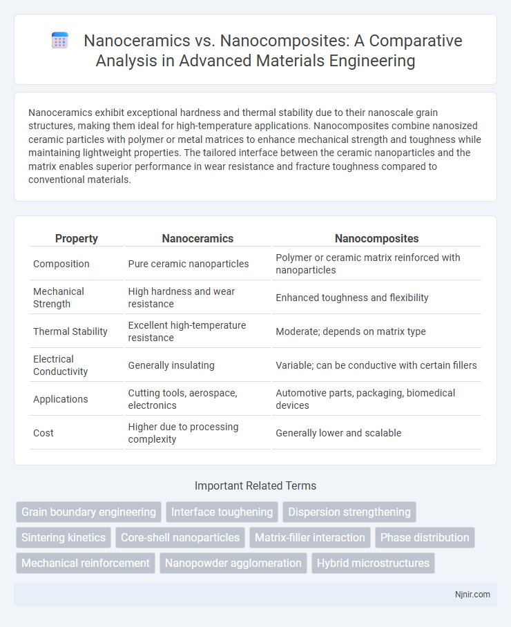 Nanoceramics vs. Nanocomposites: A Comparative Analysis in Advanced Materials Engineering