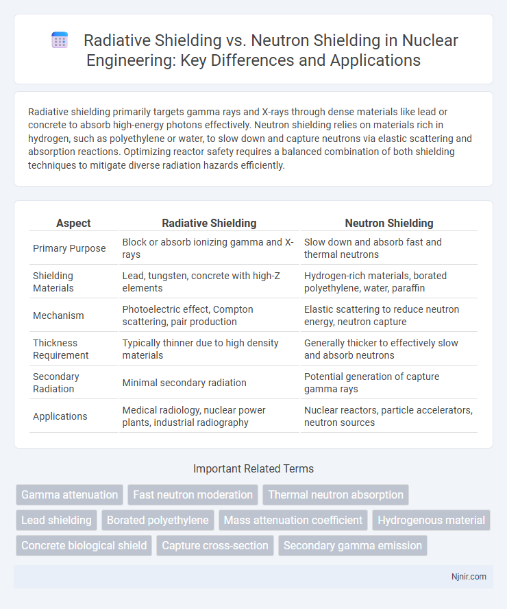 Radiative Shielding vs. Neutron Shielding in Nuclear Engineering: Key Differences and Applications