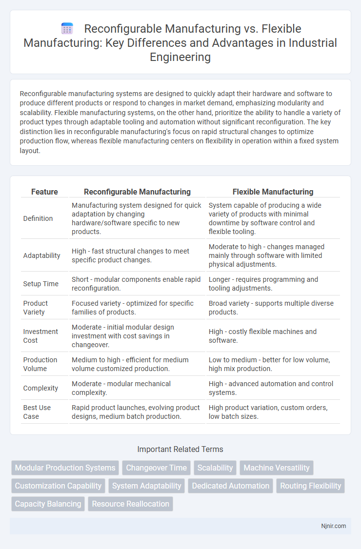 Reconfigurable Manufacturing vs. Flexible Manufacturing: Key Differences and Advantages in Industrial Engineering