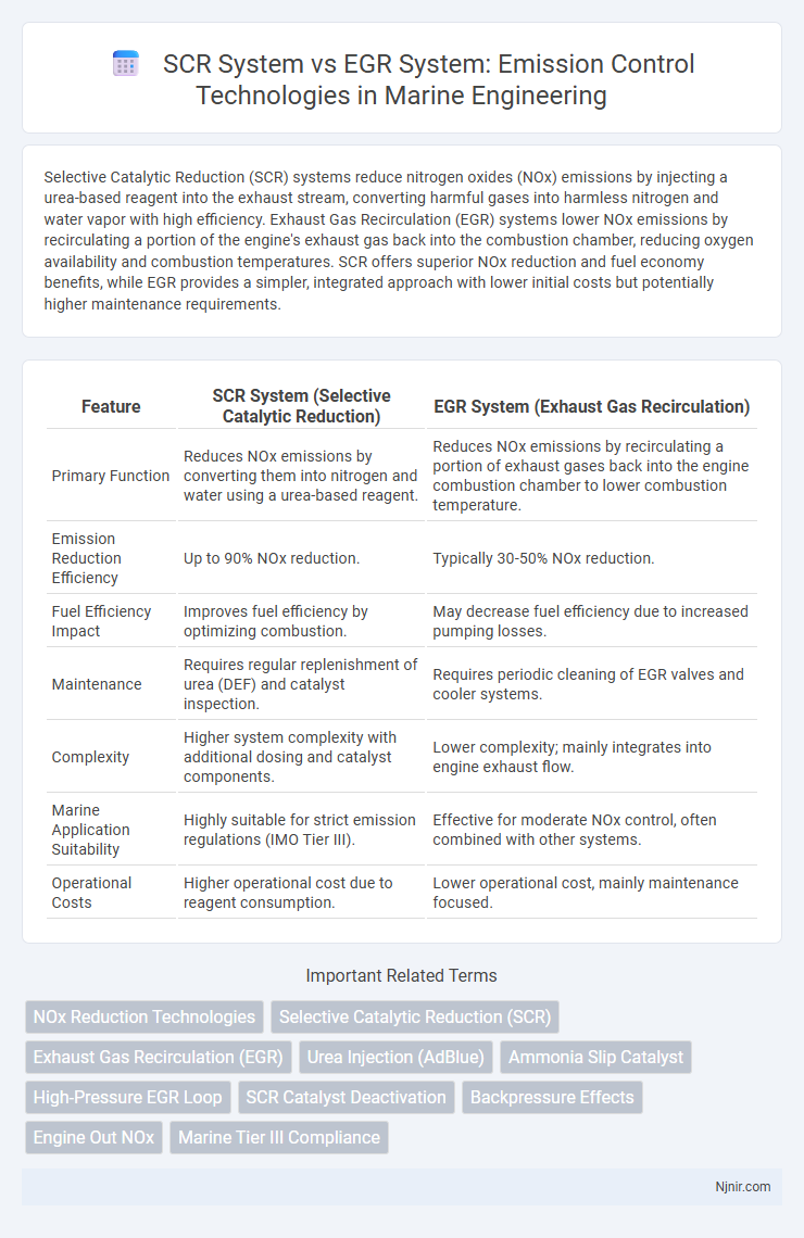 SCR System vs EGR System: Emission Control Technologies in Marine Engineering