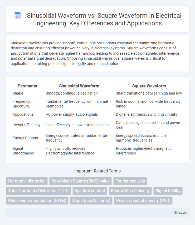 Sinusoidal Waveform vs. Square Waveform in Electrical Engineering: Key Differences and Applications