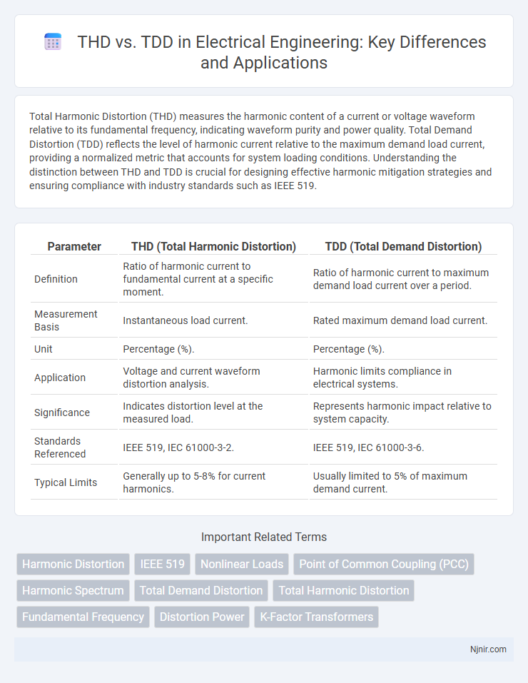 THD vs. TDD in Electrical Engineering: Key Differences and Applications