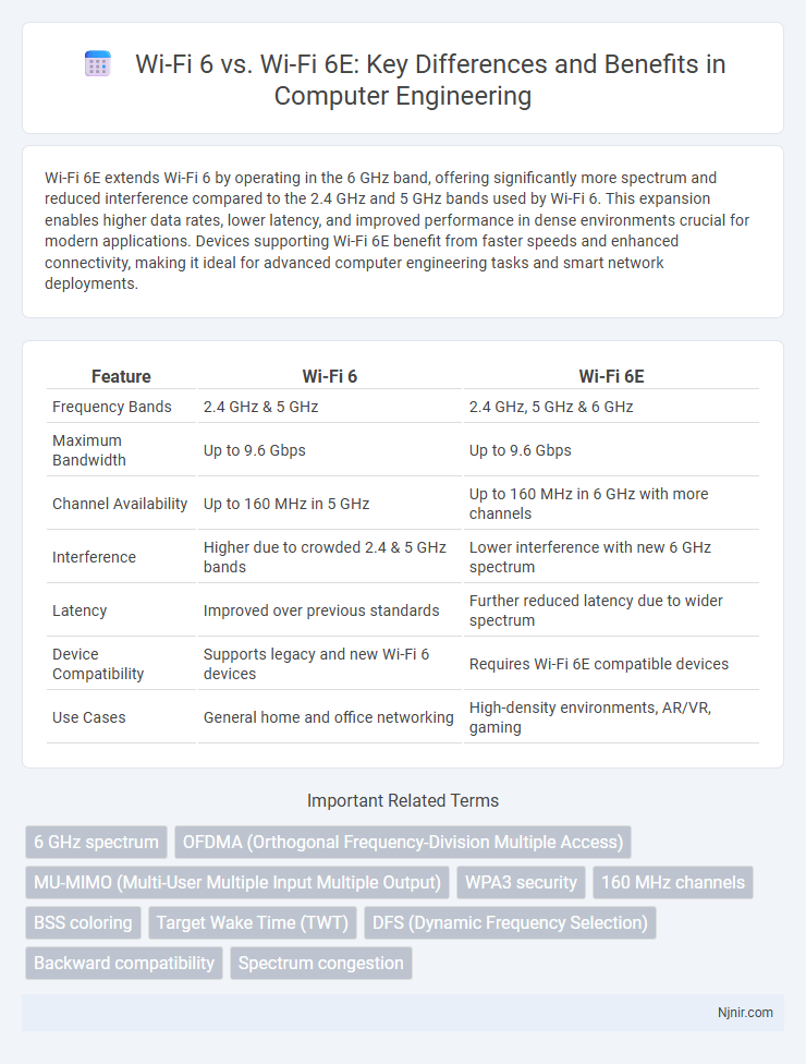 Wi-Fi 6 vs. Wi-Fi 6E: Key Differences and Benefits in Computer Engineering