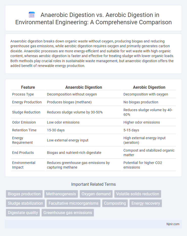 Anaerobic Digestion vs. Aerobic Digestion in Environmental Engineering: A Comprehensive Comparison