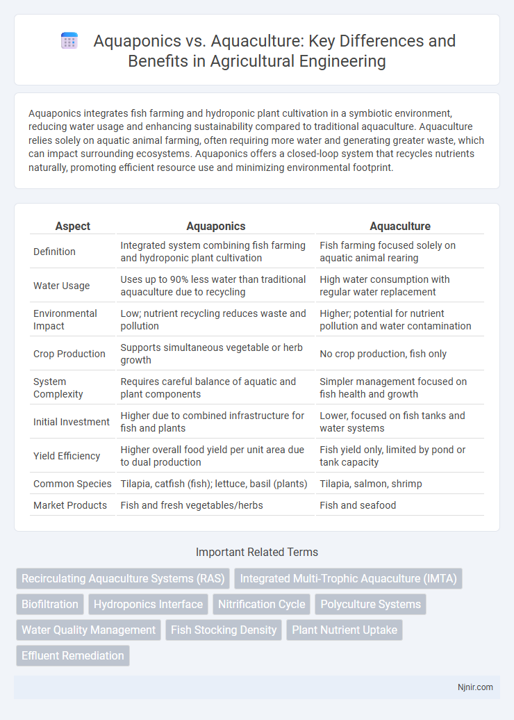 Aquaponics vs. Aquaculture: Key Differences and Benefits in Agricultural Engineering