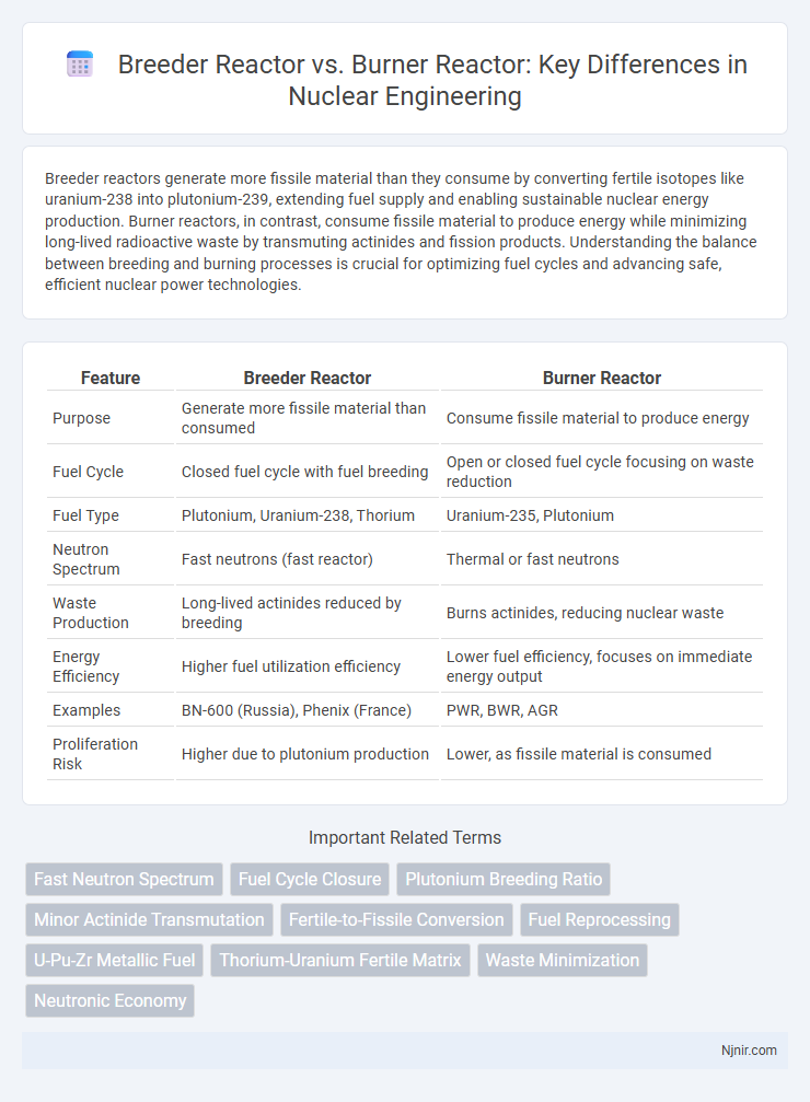 Breeder Reactor vs. Burner Reactor: Key Differences in Nuclear Engineering