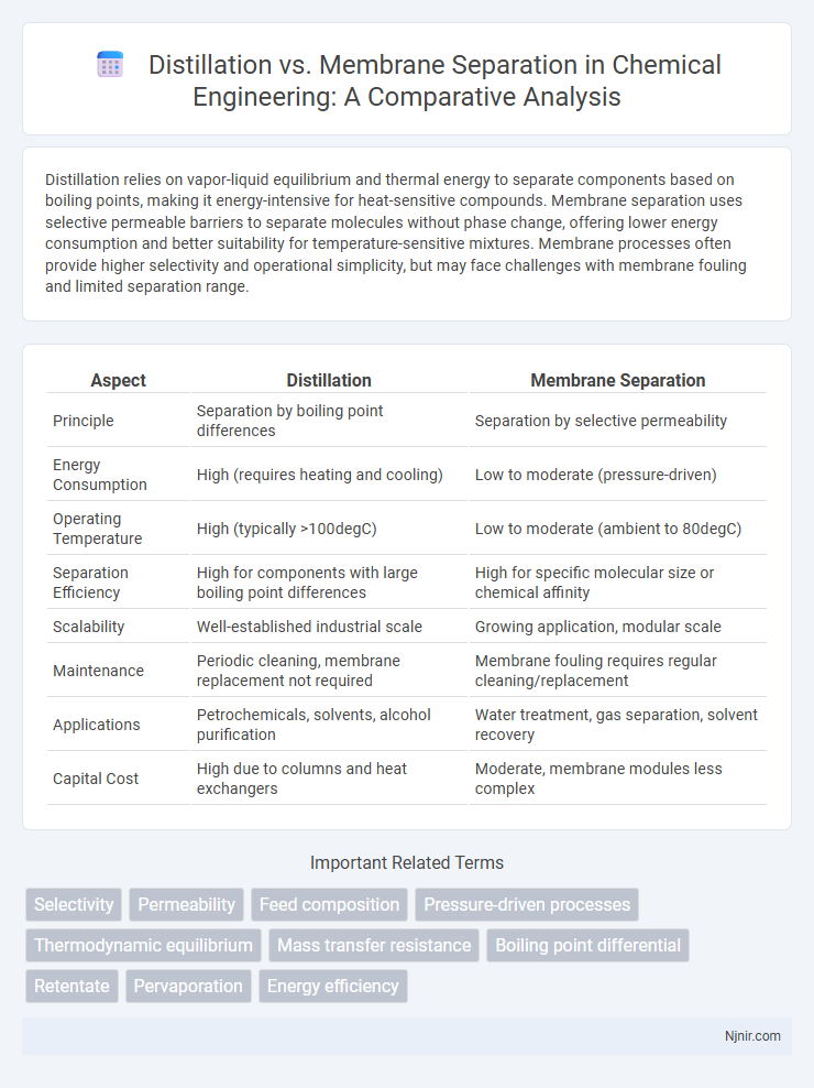 Distillation vs. Membrane Separation in Chemical Engineering: A Comparative Analysis
