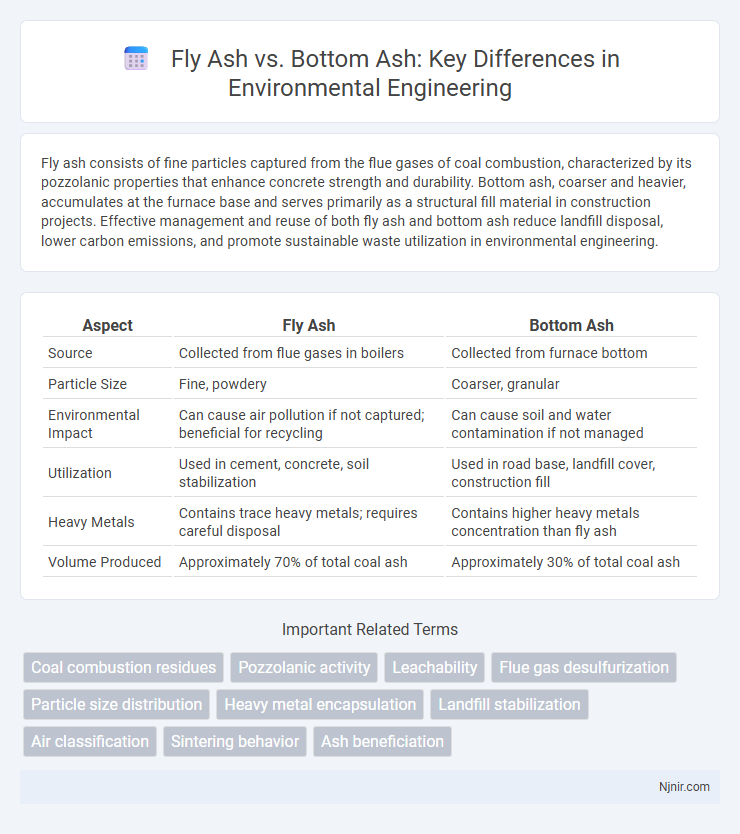 Fly Ash vs. Bottom Ash: Key Differences in Environmental Engineering