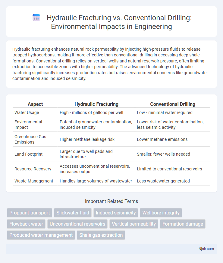 Hydraulic Fracturing vs. Conventional Drilling: Environmental Impacts in Engineering
