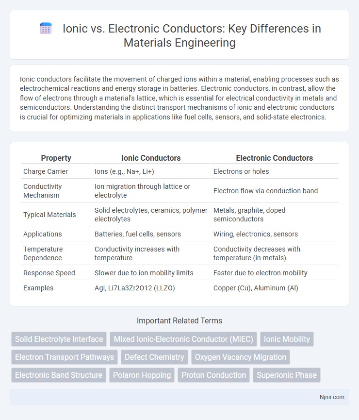 Ionic vs. Electronic Conductors: Key Differences in Materials Engineering