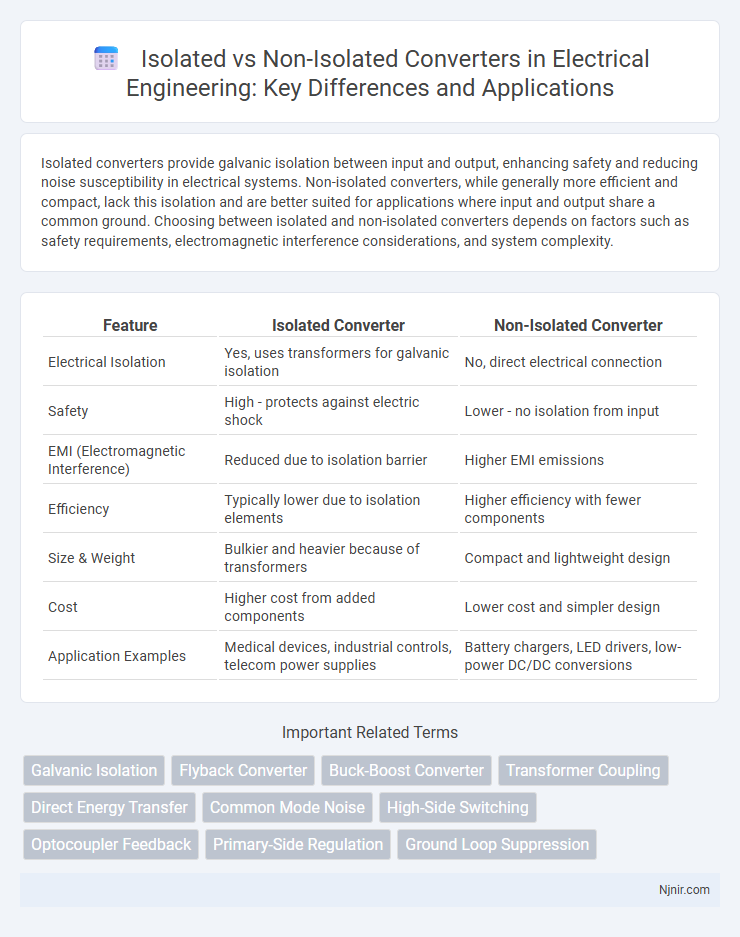 Isolated vs Non-Isolated Converters in Electrical Engineering: Key Differences and Applications