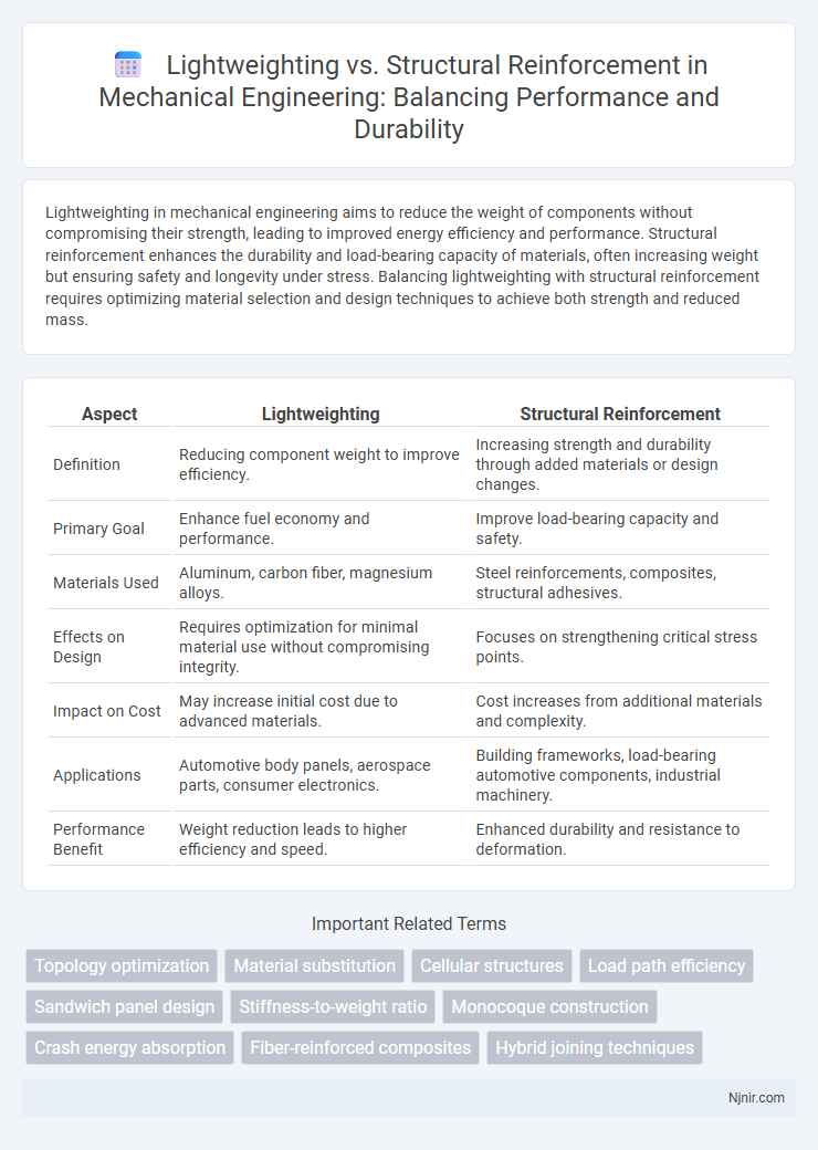 Lightweighting vs. Structural Reinforcement in Mechanical Engineering: Balancing Performance and Durability