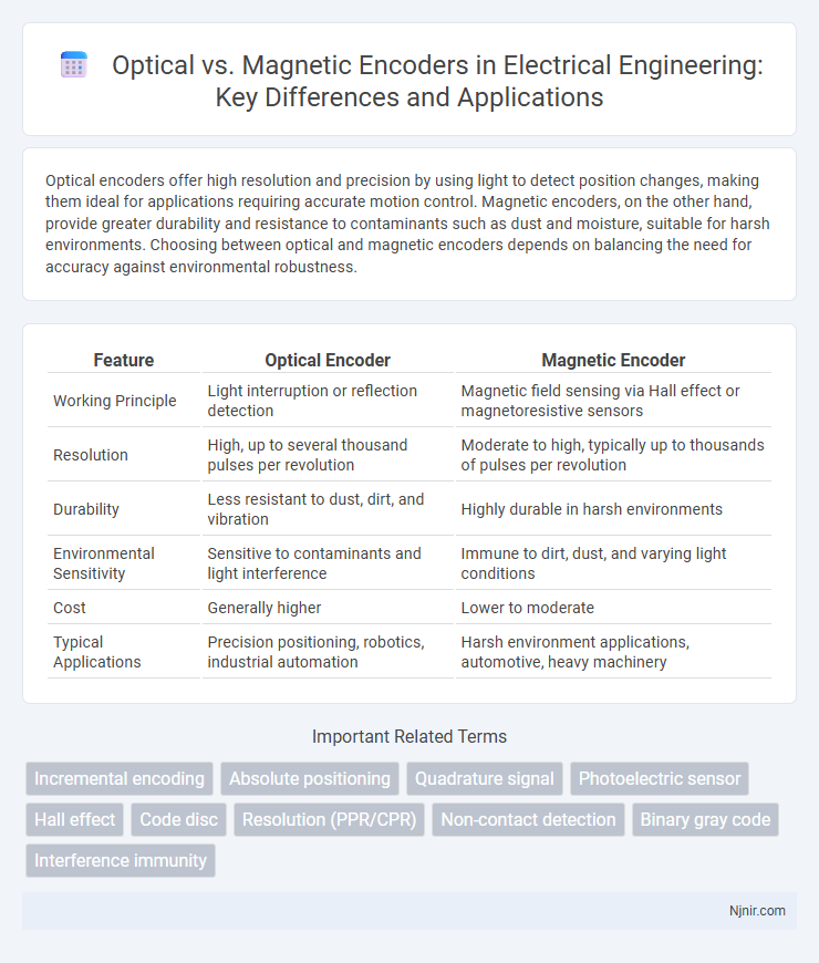 Optical vs. Magnetic Encoders in Electrical Engineering: Key Differences and Applications