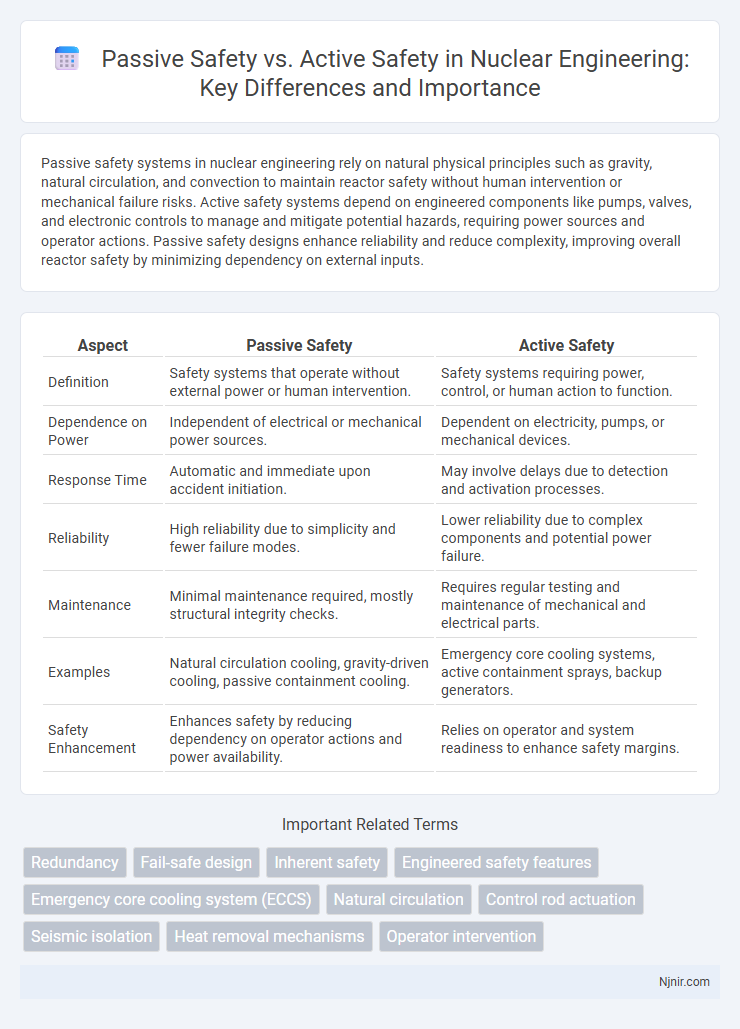 Passive Safety vs. Active Safety in Nuclear Engineering: Key Differences and Importance