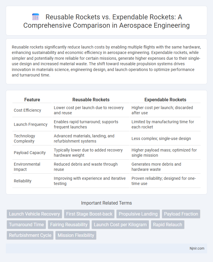 Reusable Rockets vs. Expendable Rockets: A Comprehensive Comparison in Aerospace Engineering