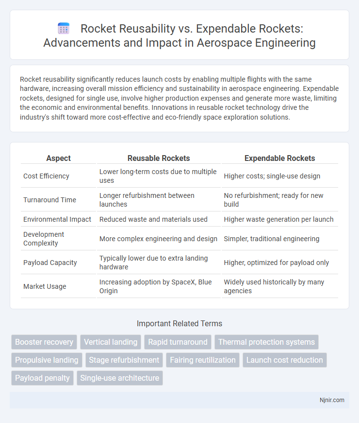 Rocket Reusability vs. Expendable Rockets: Advancements and Impact in Aerospace Engineering