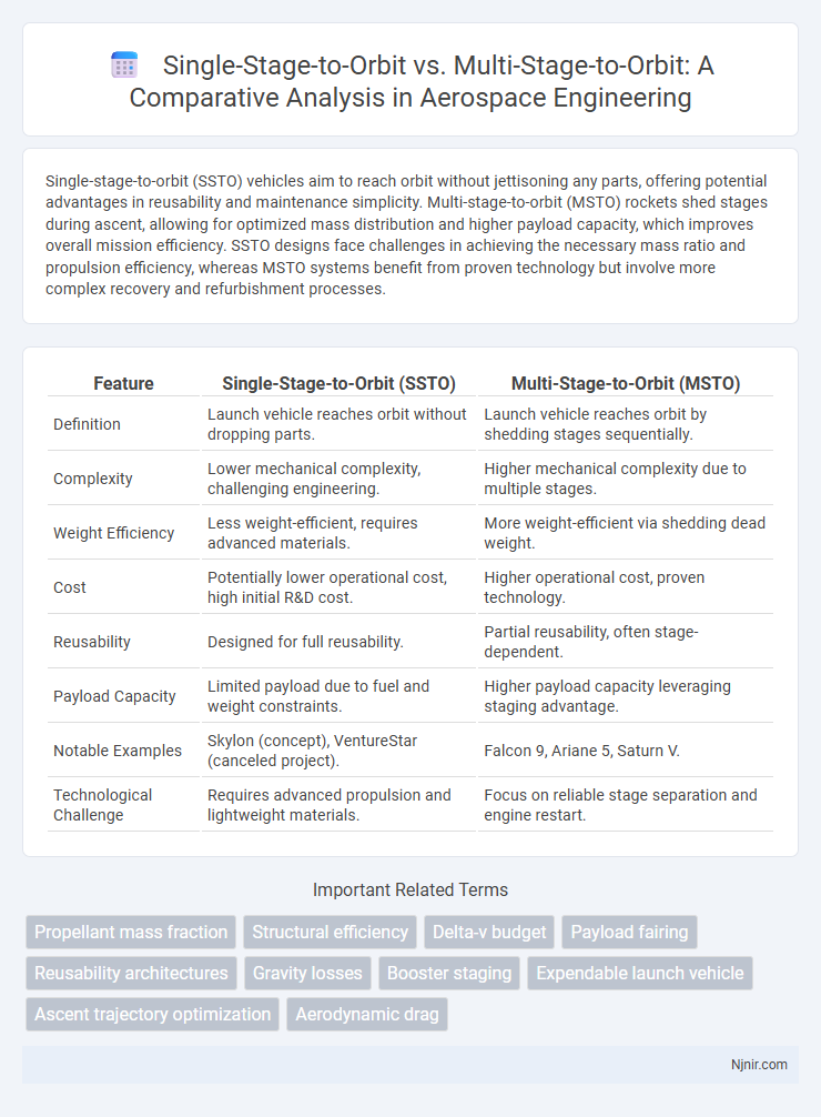 Single-Stage-to-Orbit vs. Multi-Stage-to-Orbit: A Comparative Analysis in Aerospace Engineering