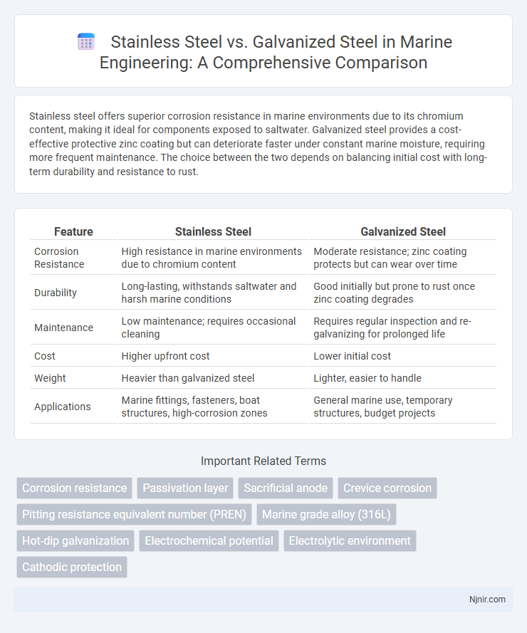 Stainless Steel vs. Galvanized Steel in Marine Engineering: A Comprehensive Comparison