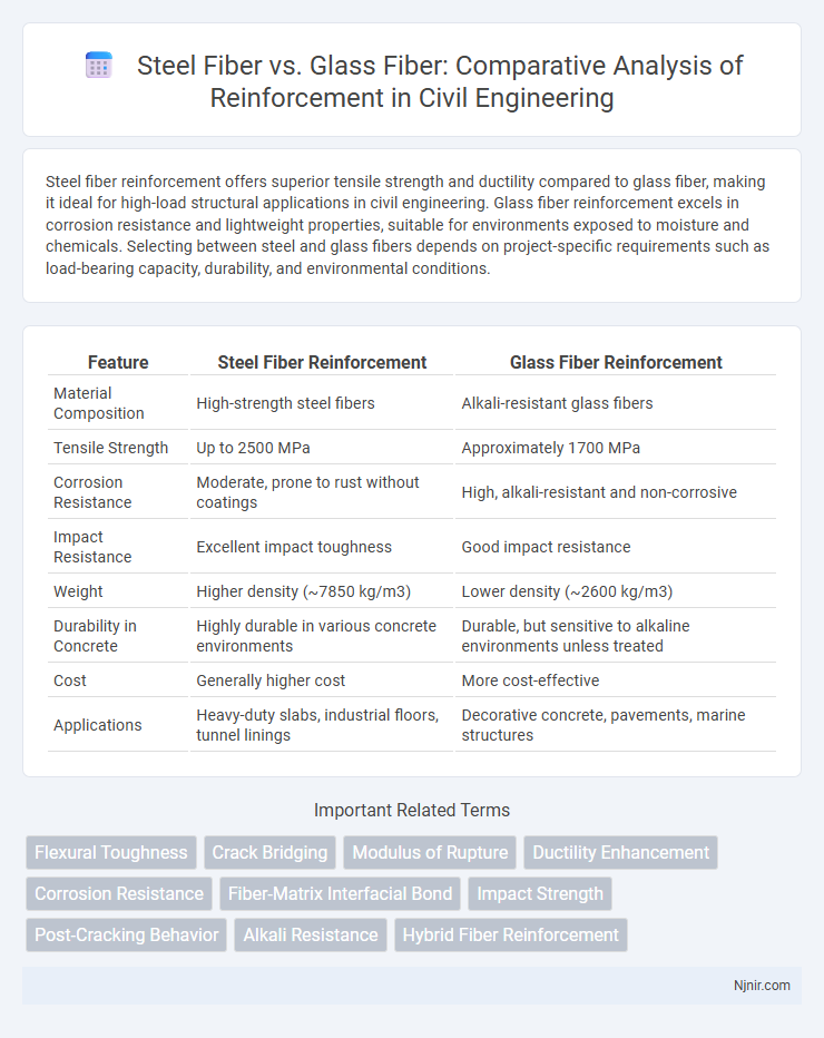 Steel Fiber vs. Glass Fiber: Comparative Analysis of Reinforcement in Civil Engineering
