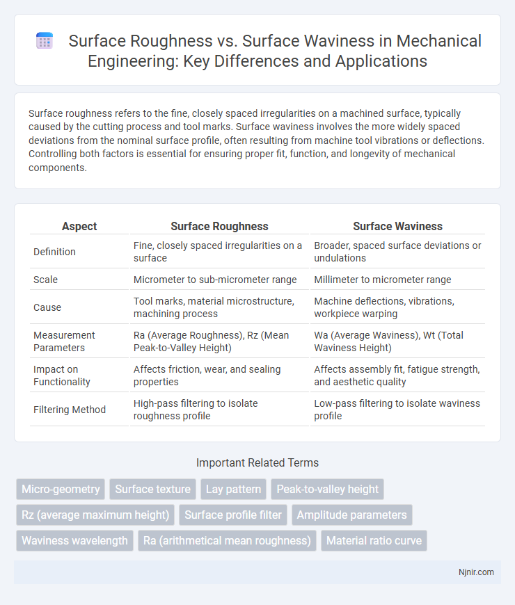 Surface Roughness vs. Surface Waviness in Mechanical Engineering: Key Differences and Applications