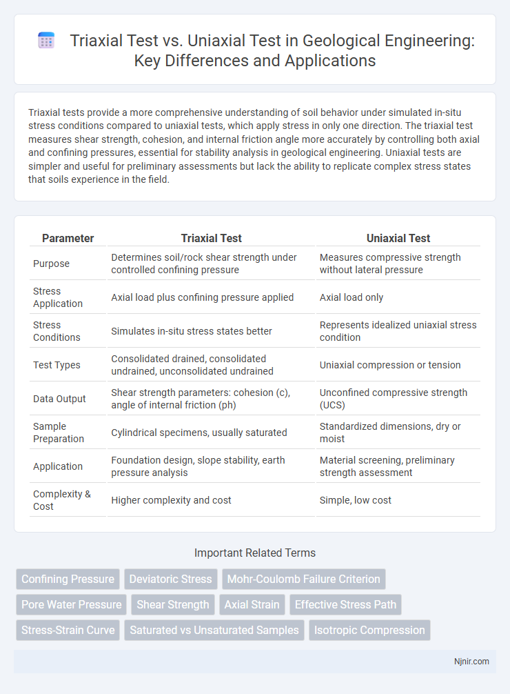 Triaxial Test vs. Uniaxial Test in Geological Engineering: Key Differences and Applications