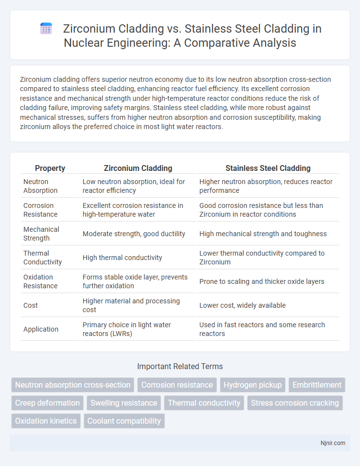 Zirconium Cladding vs. Stainless Steel Cladding in Nuclear Engineering: A Comparative Analysis