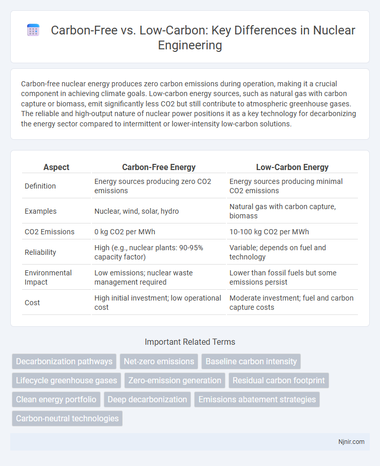 Carbon-Free vs. Low-Carbon: Key Differences in Nuclear Engineering
