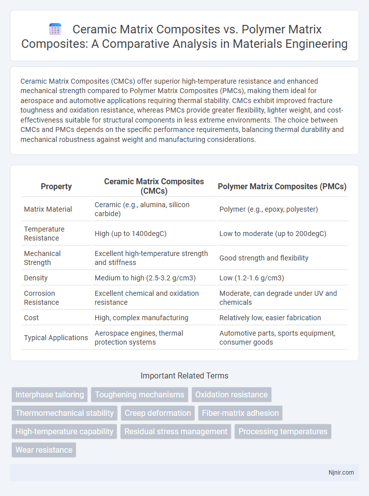 Ceramic Matrix Composites vs. Polymer Matrix Composites: A Comparative Analysis in Materials Engineering