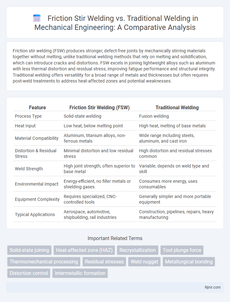 Friction Stir Welding vs. Traditional Welding in Mechanical Engineering: A Comparative Analysis