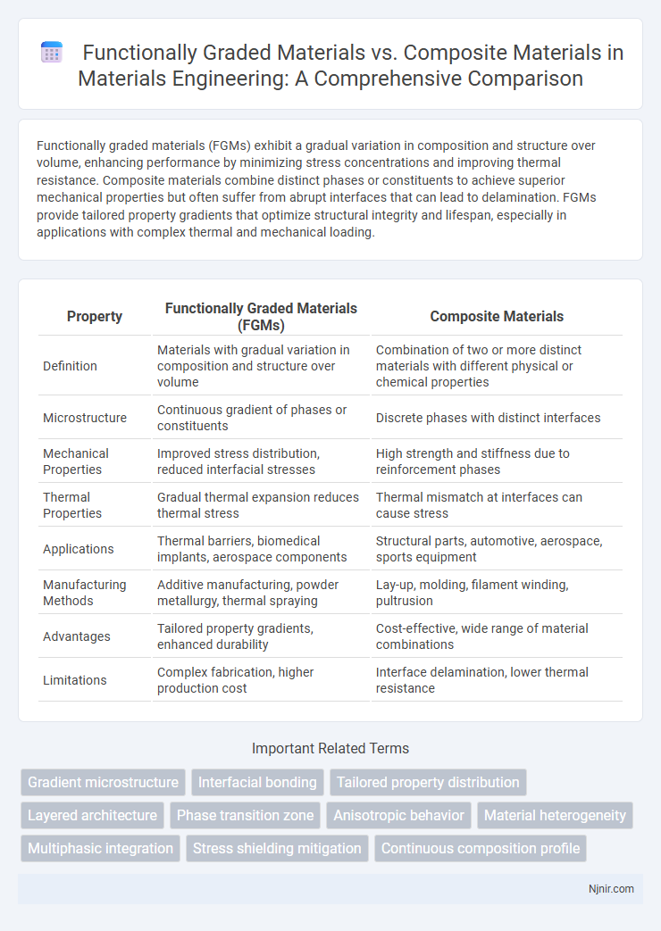 Functionally Graded Materials vs. Composite Materials in Materials Engineering: A Comprehensive Comparison