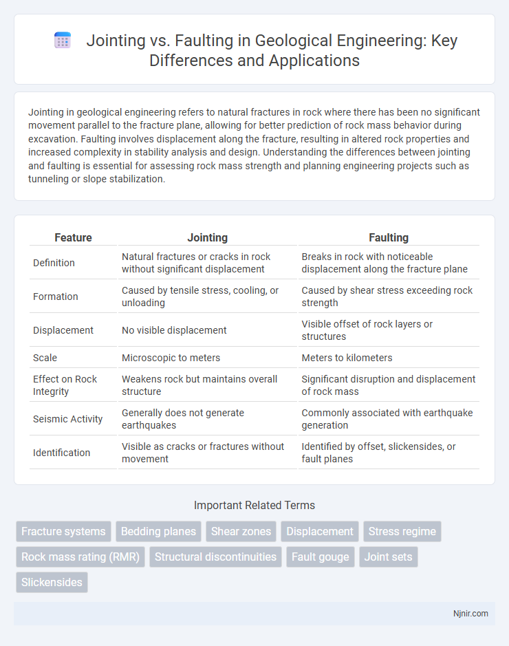 Jointing vs. Faulting in Geological Engineering: Key Differences and Applications
