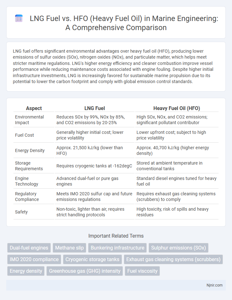 LNG Fuel vs. HFO (Heavy Fuel Oil) in Marine Engineering: A Comprehensive Comparison