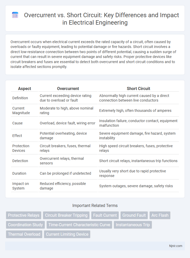 Overcurrent vs. Short Circuit: Key Differences and Impact in Electrical Engineering