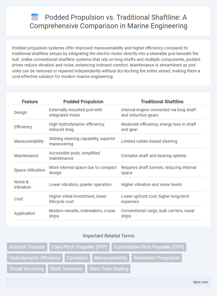 Podded Propulsion vs. Traditional Shaftline: A Comprehensive Comparison in Marine Engineering