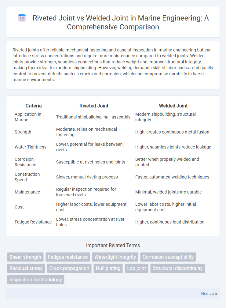 Riveted Joint vs Welded Joint in Marine Engineering: A Comprehensive Comparison