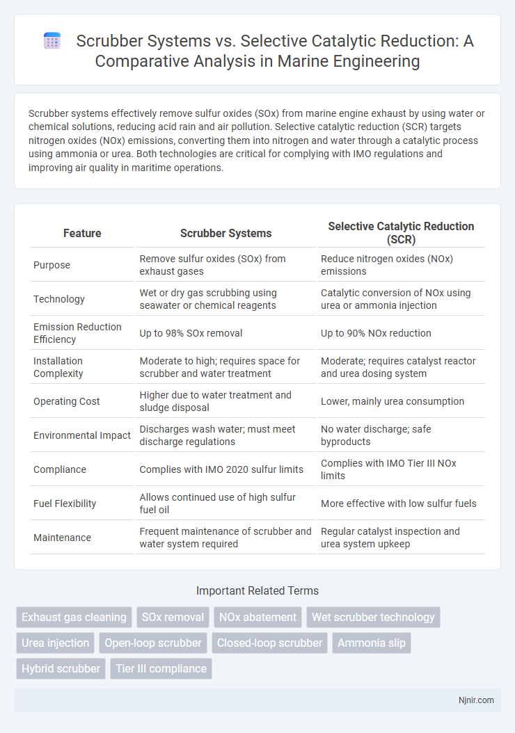 Scrubber Systems vs. Selective Catalytic Reduction: A Comparative Analysis in Marine Engineering