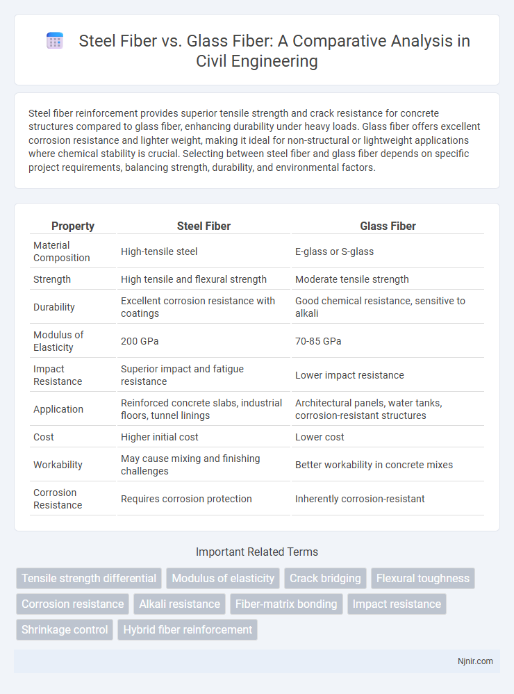Steel Fiber vs. Glass Fiber: A Comparative Analysis in Civil Engineering