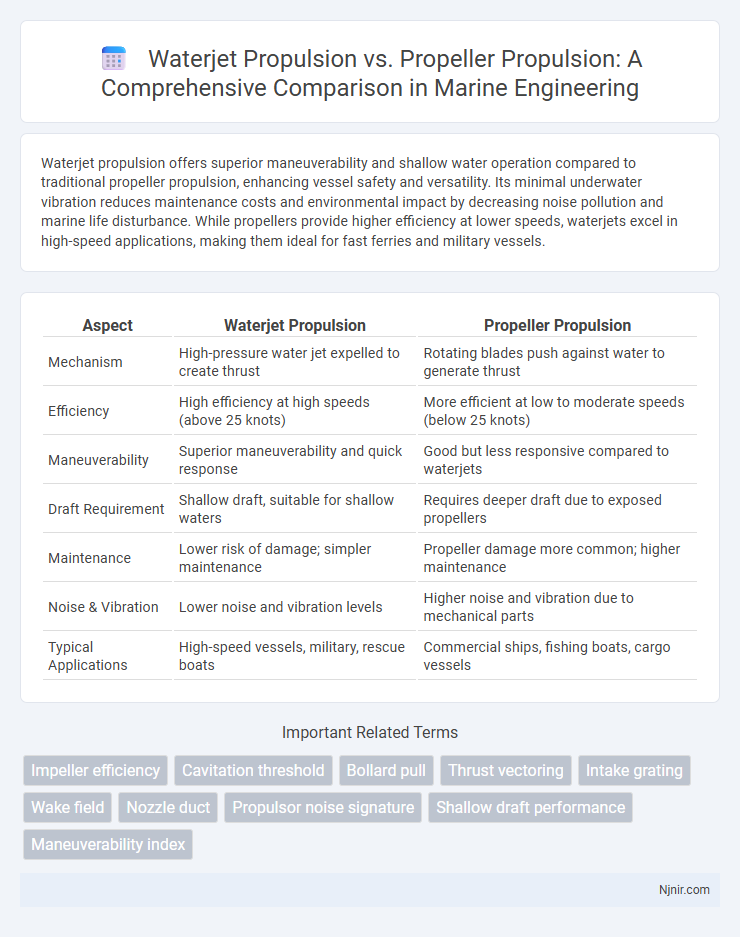 Waterjet Propulsion vs. Propeller Propulsion: A Comprehensive Comparison in Marine Engineering