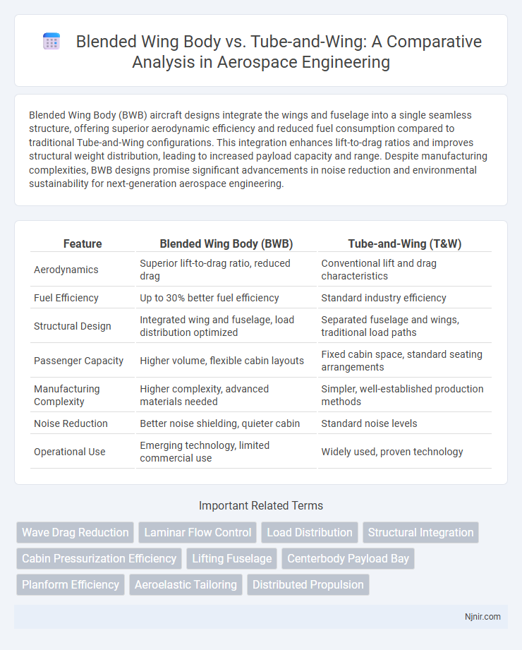 Blended Wing Body vs. Tube-and-Wing: A Comparative Analysis in Aerospace Engineering