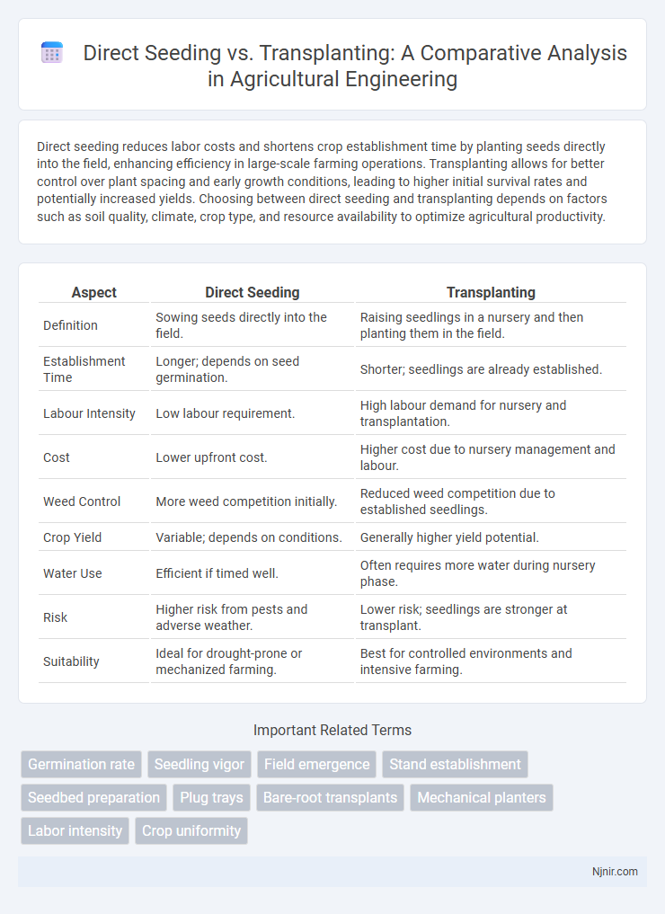 Direct Seeding vs. Transplanting: A Comparative Analysis in Agricultural Engineering