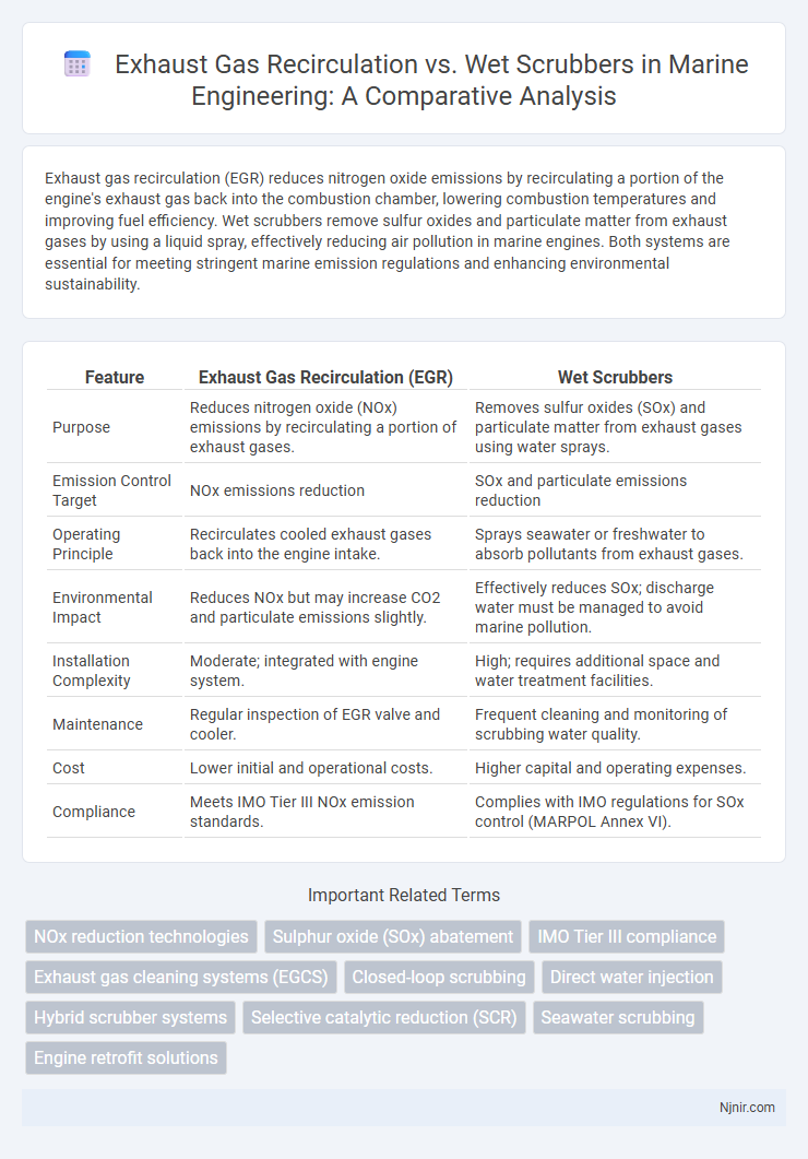Exhaust Gas Recirculation vs. Wet Scrubbers in Marine Engineering: A Comparative Analysis