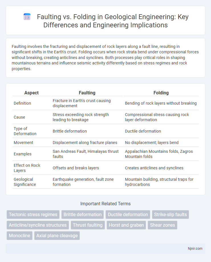 Faulting vs. Folding in Geological Engineering: Key Differences and Engineering Implications